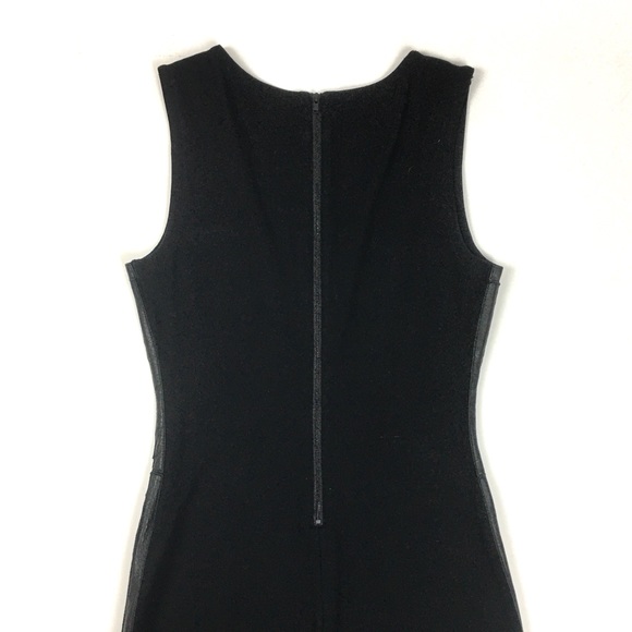 Theory dress leather paneled sheath sleeveless - Picture 6 of 8